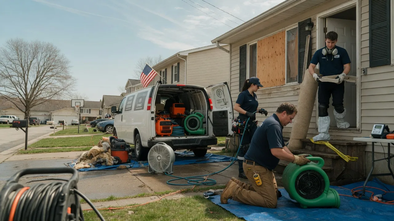 Water Damage Restoration in Rossiter, PA near me